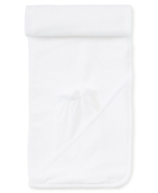 Towel with Mitt, White