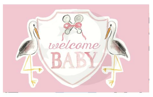 Welcome Baby Flag