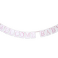 Welcome Baby Stork Banner, Reversible Pink or Blue