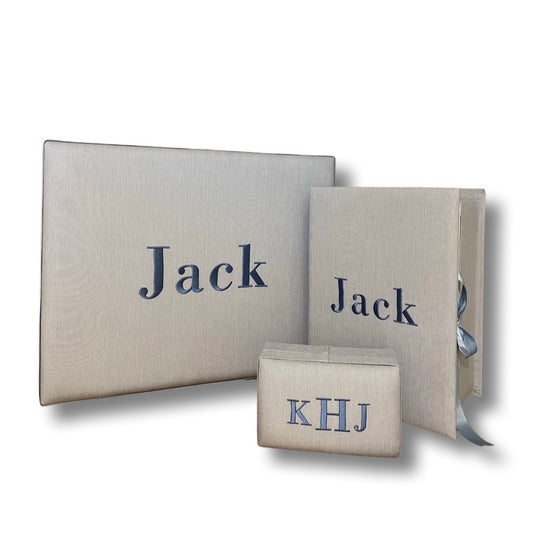 Blue Medium Keepsake Box