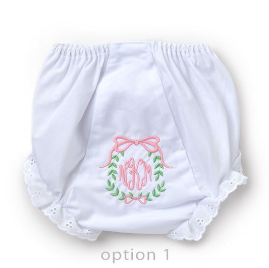 Eyelet Trimmed Diaper Cover