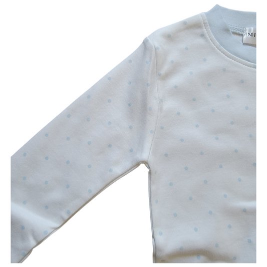 Loungewear Set, Blue Dots