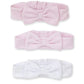 3 Piece Infant Headband Set, Pink Stripe